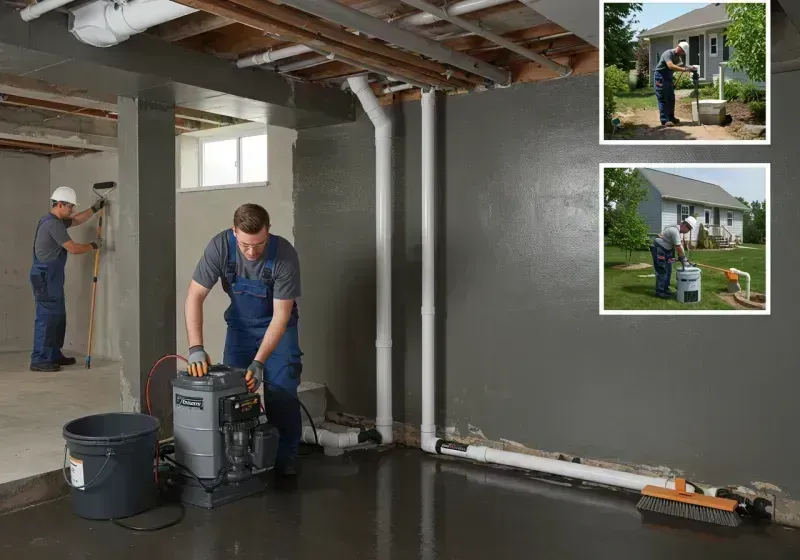 Basement Waterproofing and Flood Prevention process in Sunland, CA